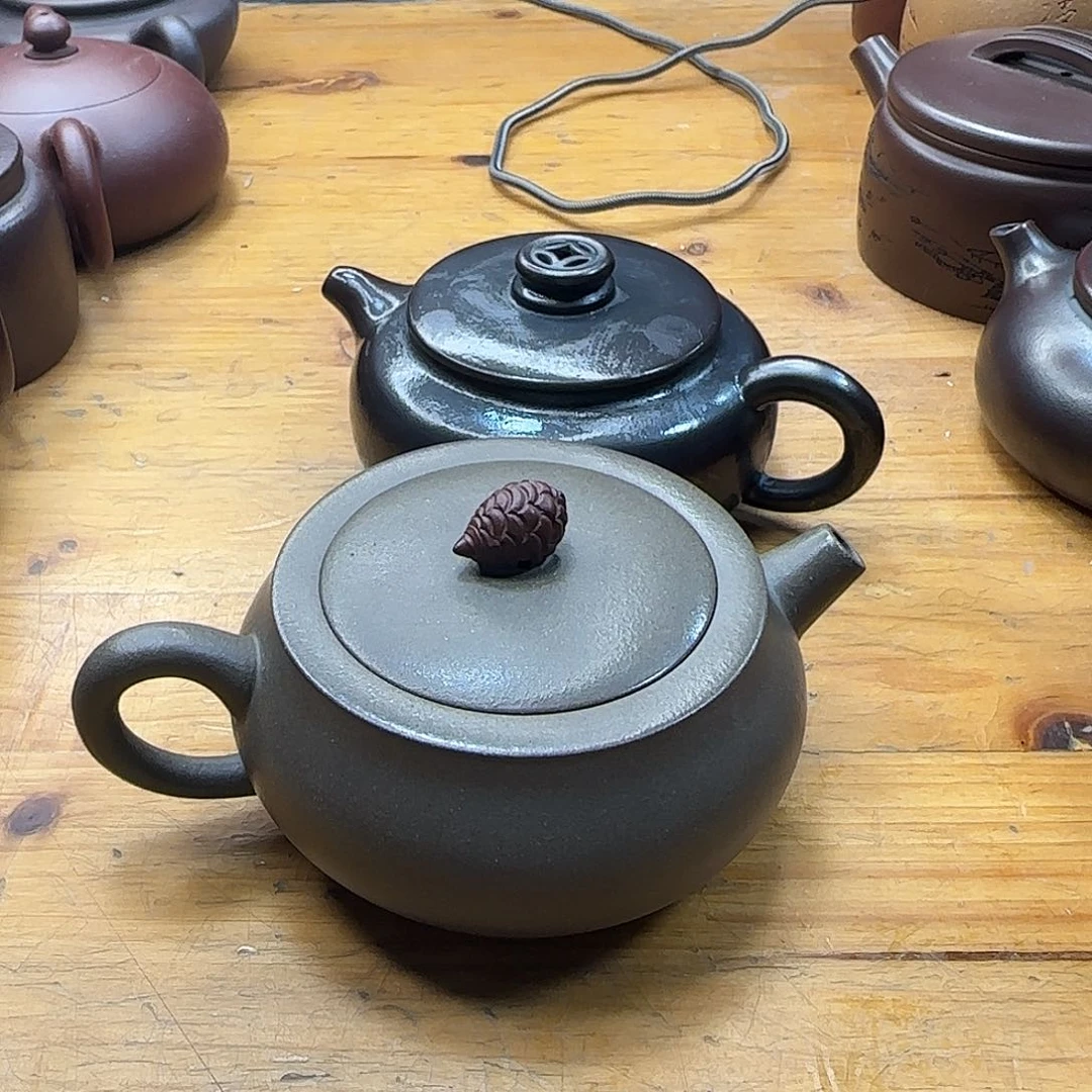 紫砂茶壶民间手艺人全手工制作