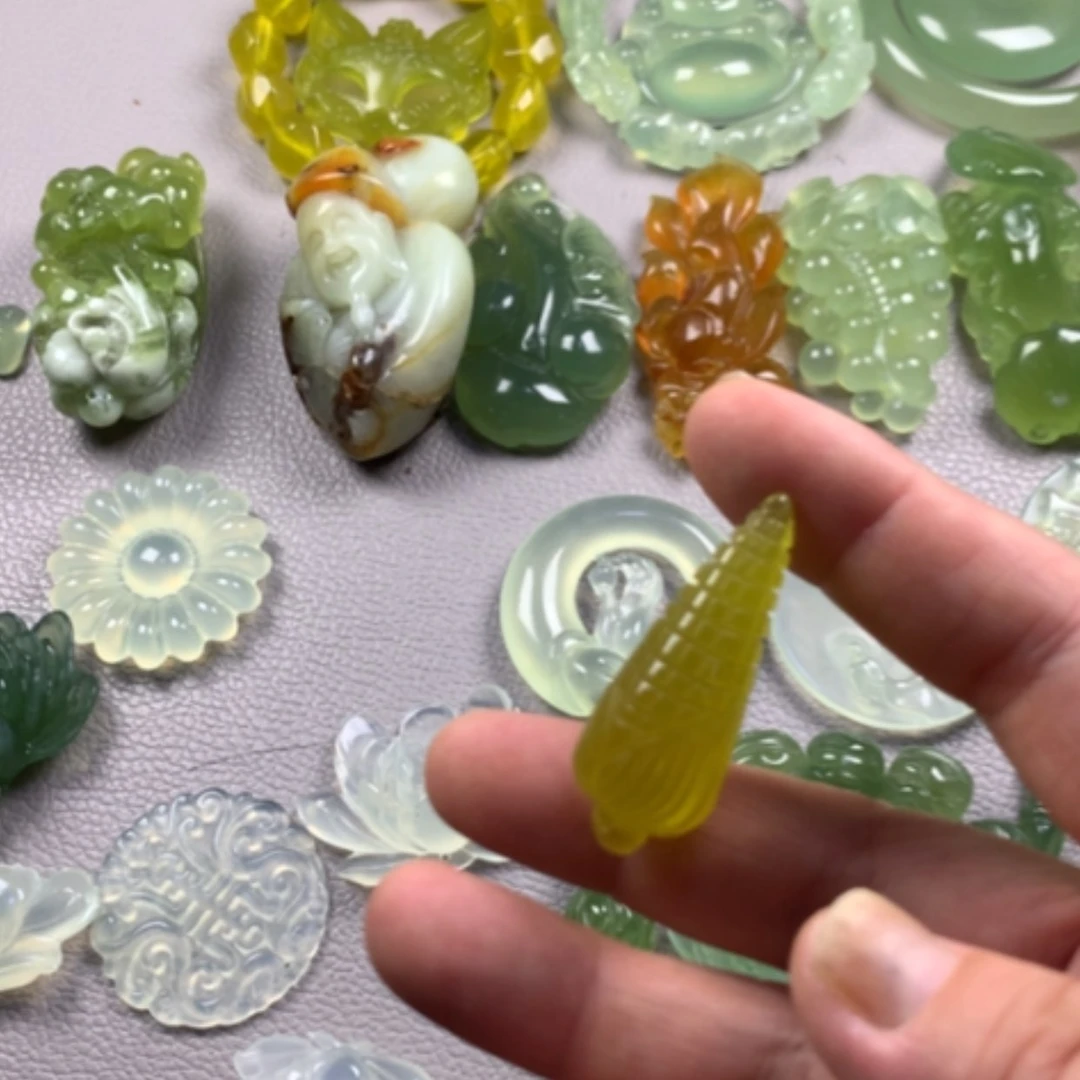 【闪购商品】蛇纹石玉未镶嵌2025新款岫玉