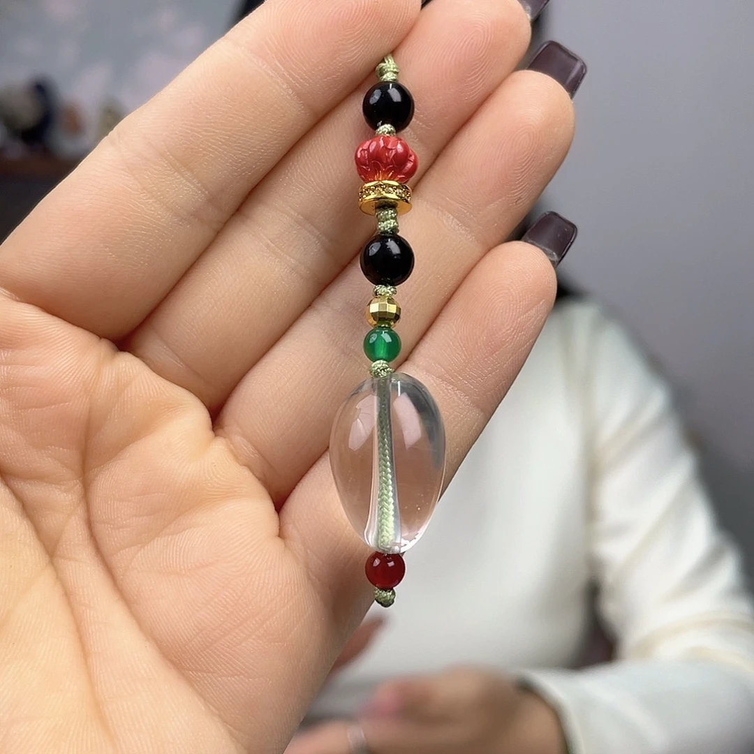 未镶嵌颈饰水晶天然白水晶