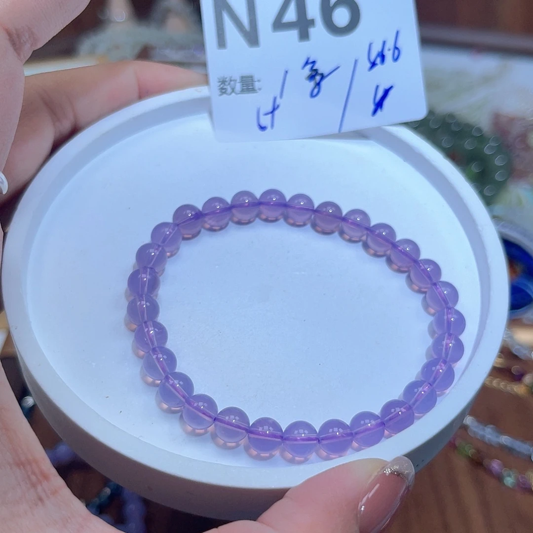 水晶珠宝半成品未镶嵌N46。