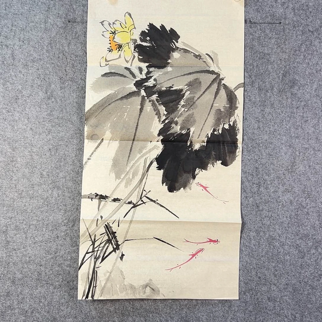 国画107 花鸟和花的颜色一样是我