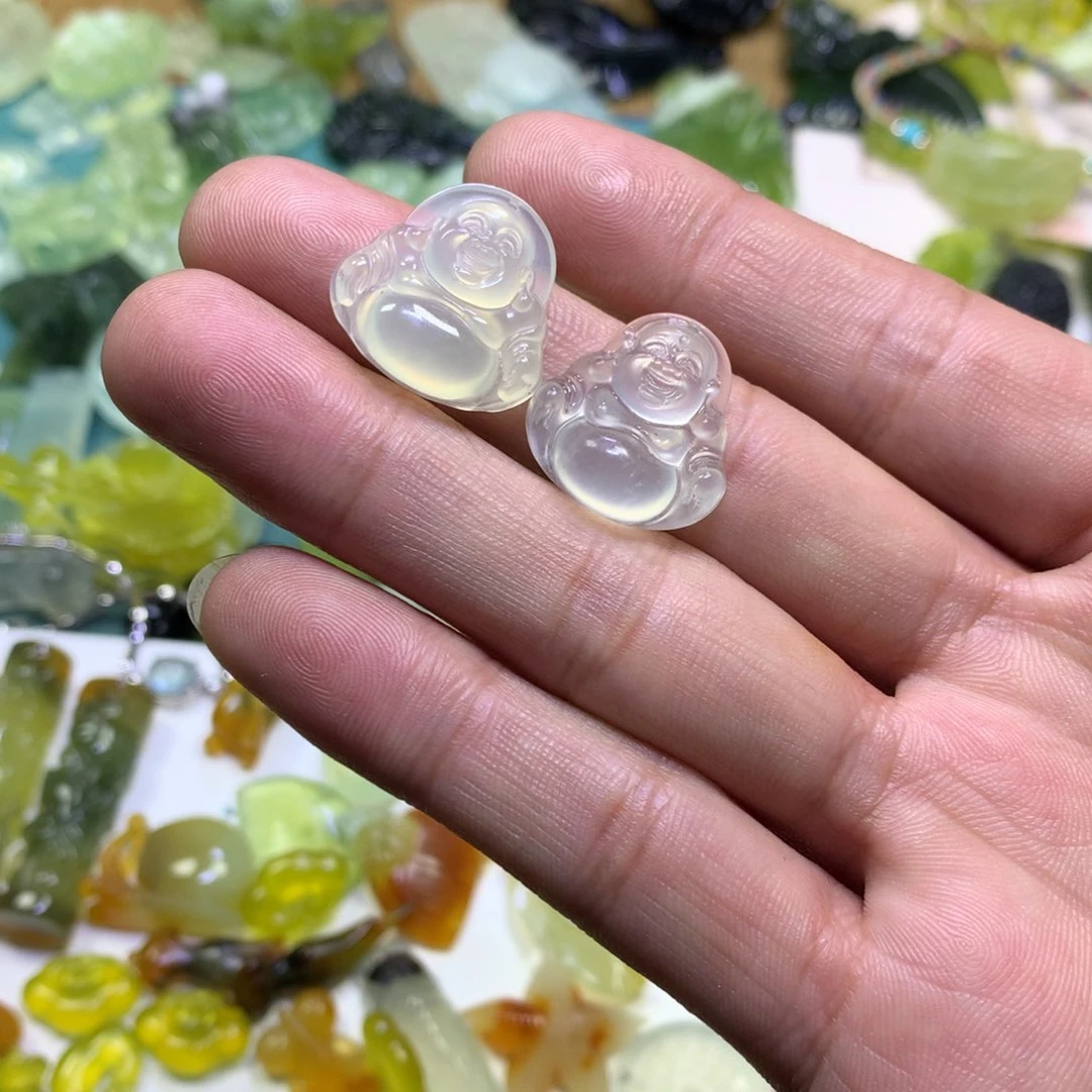 岫玉颈饰未镶嵌巳*申