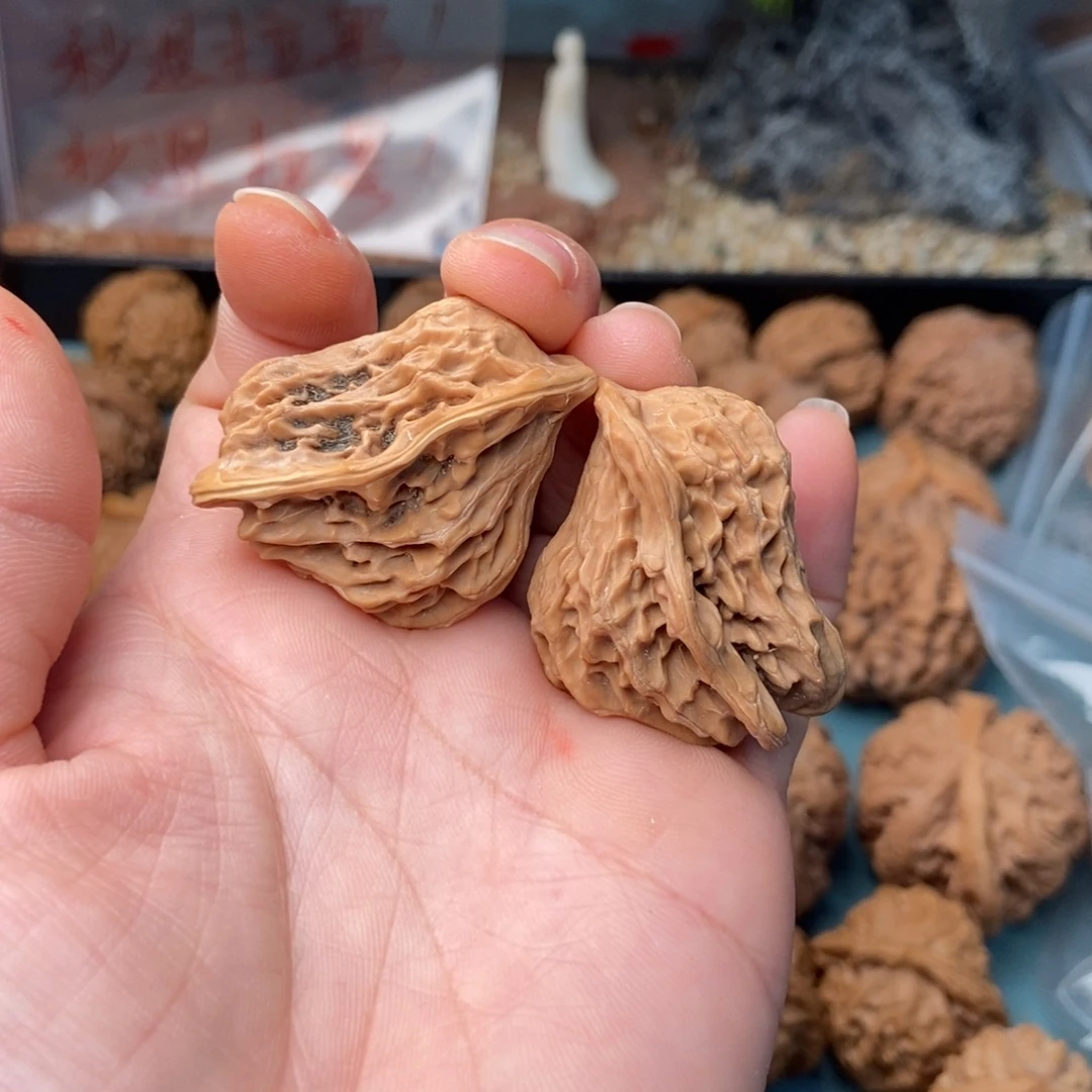文玩核桃把件小鸟46