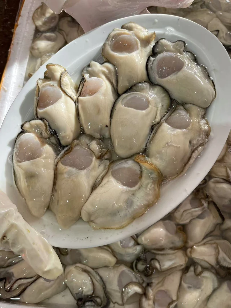 【蚝门】中大脆蚝活剥现撬新鲜蚝肉大脆蚝生蚝肉顺丰冷链发货1斤装