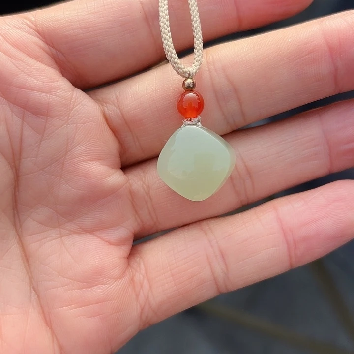 吊坠(不含链)未镶嵌和田玉