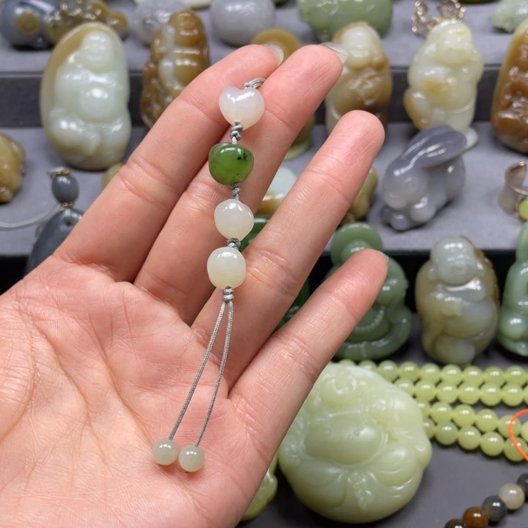【闪购商品】未镶嵌和田玉挂件继**石定制