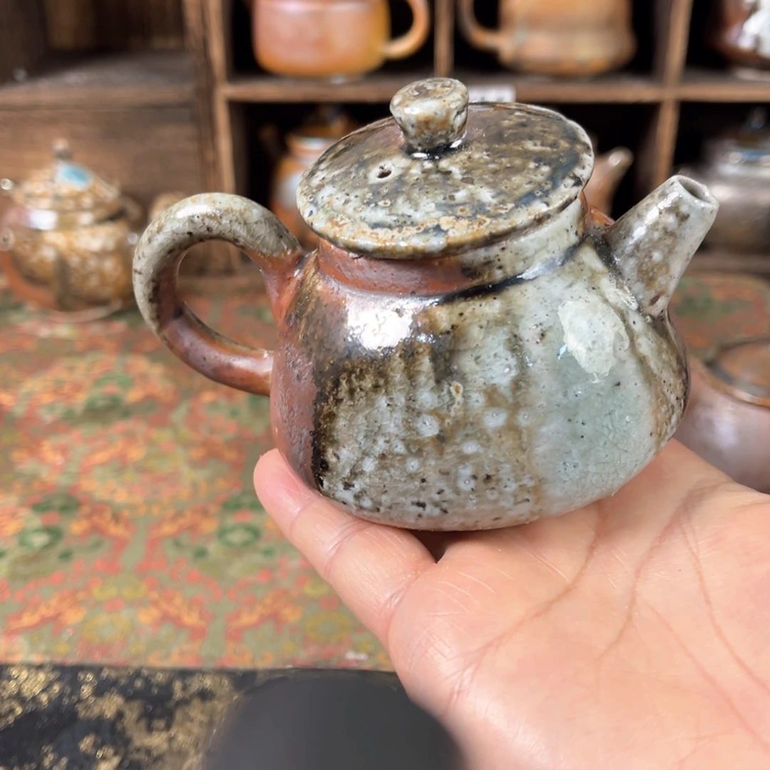 杯我****吗柴烧茶器主人壶