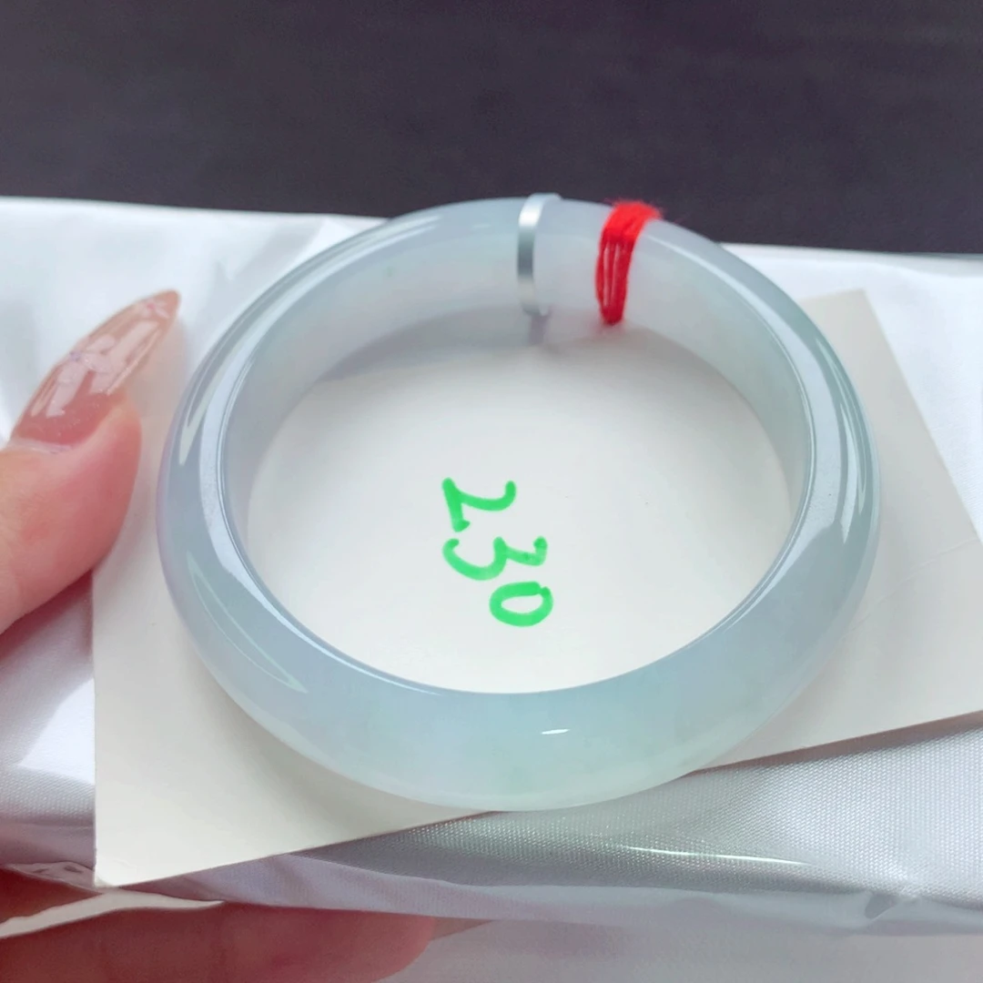 翡翠手镯未镶嵌天然缅甸翡翠A货手镯 230号