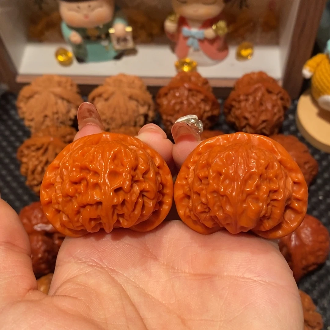 吊坠桃核42玉化宫灯，0592