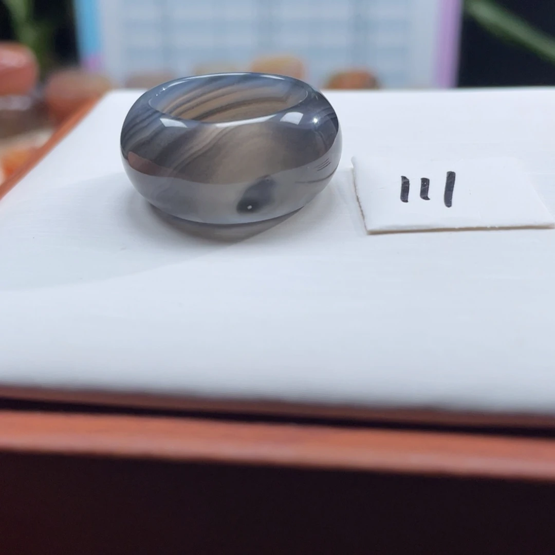 玛瑙/玉髓未镶嵌戒指Z18港17