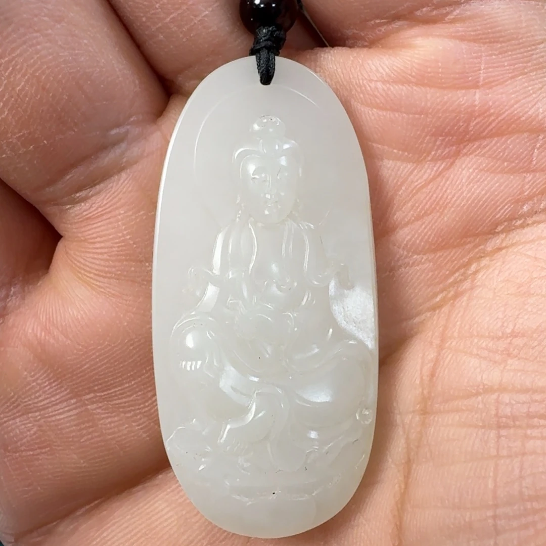 和田玉未镶嵌颈饰和田玉挂件