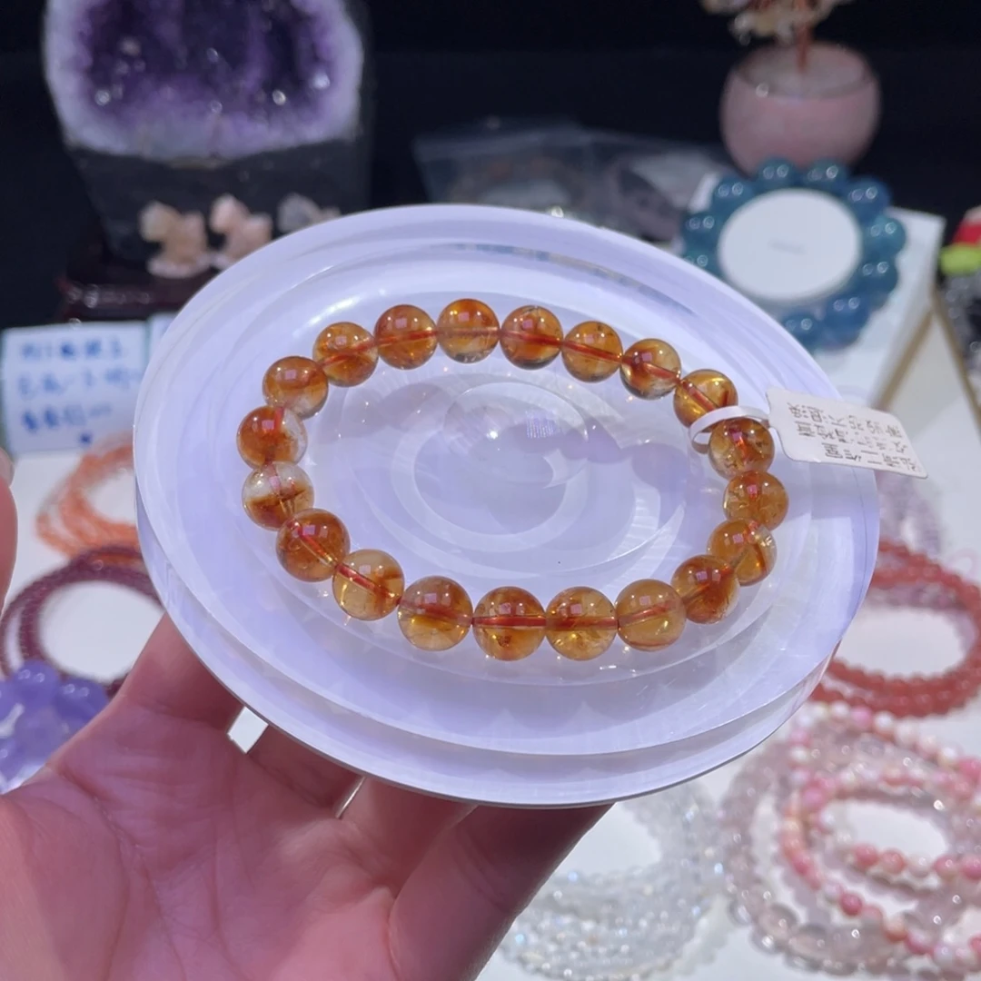 未镶嵌手链水晶威士忌黄塔晶9+