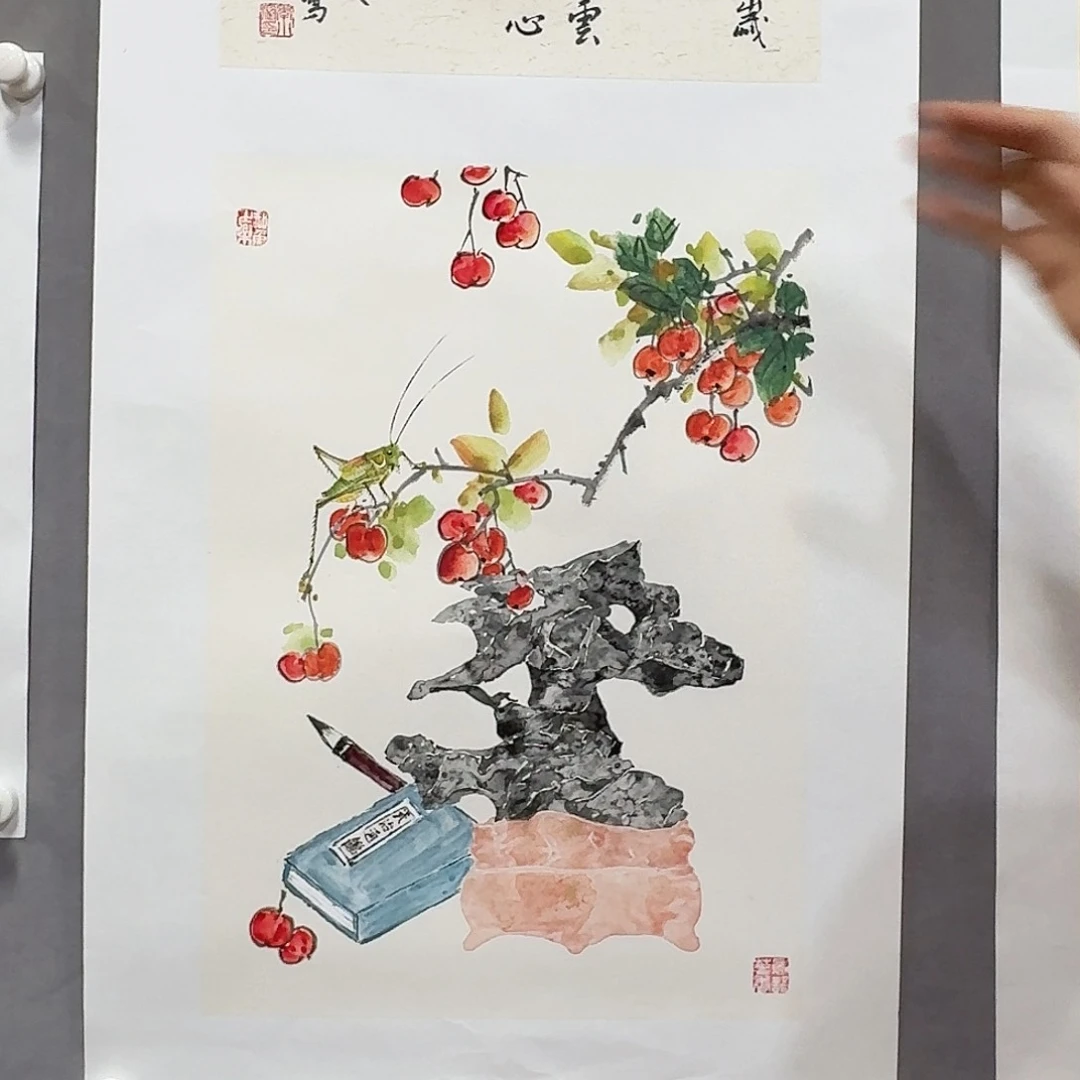 国画亲笔手绘放心去藏