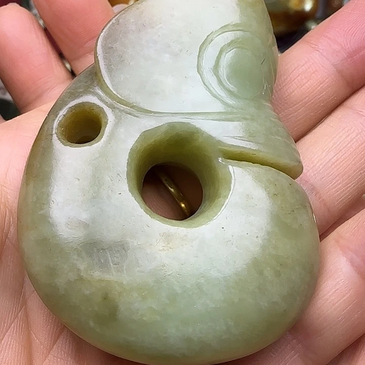 和田玉未镶嵌吊坠(不含链)