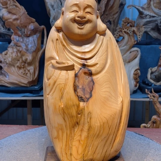 柏木（崖柏）根雕摆件