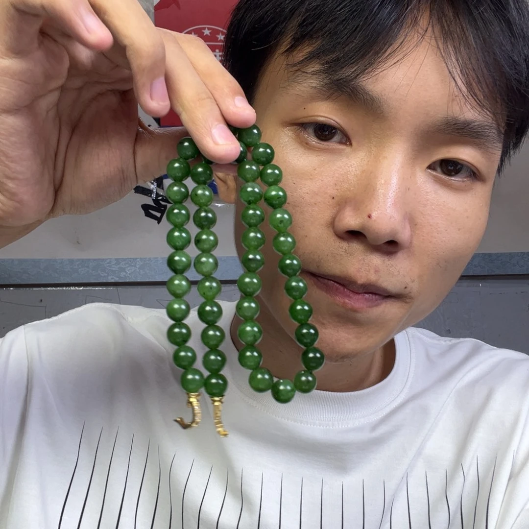 颈饰未镶嵌和田玉多样性俄罗斯碧玉项链卡10