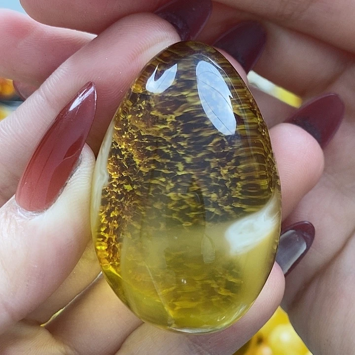 琥珀颈饰未镶嵌吊坠