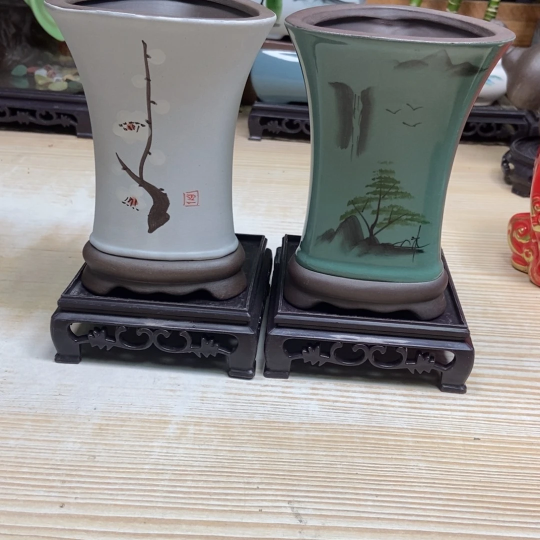 瓷片陶瓷花盆陶瓷艺术