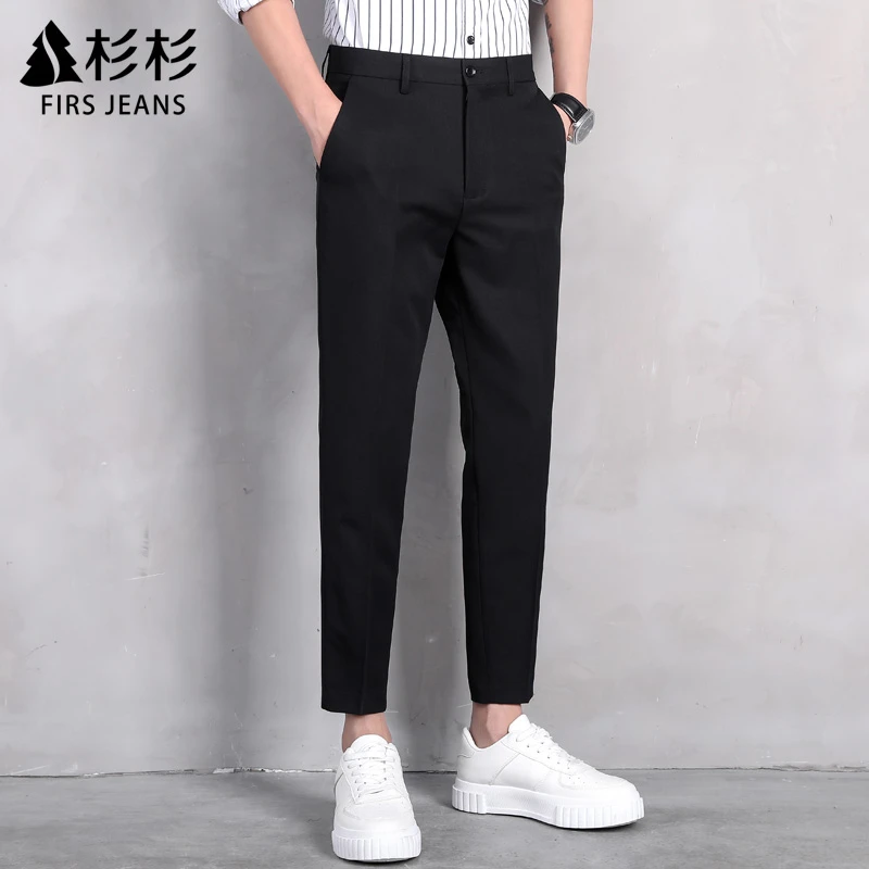 FIRS JEANS杉杉休闲裤男款春秋2025新款宽松小西裤男士裤子男春季