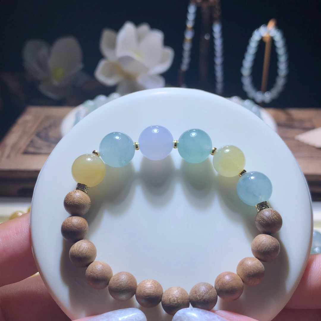 散珠翡翠多宝半串