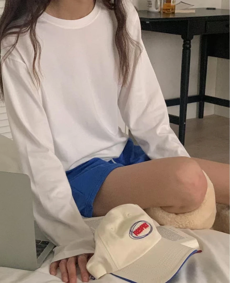 圆领纯色上衣T恤 NO.退NO.换