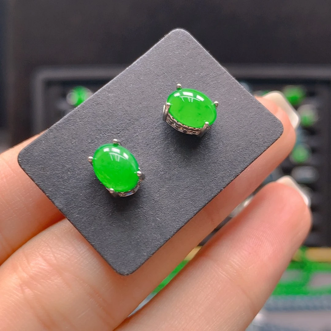 未镶嵌翡翠耳饰天然翡翠