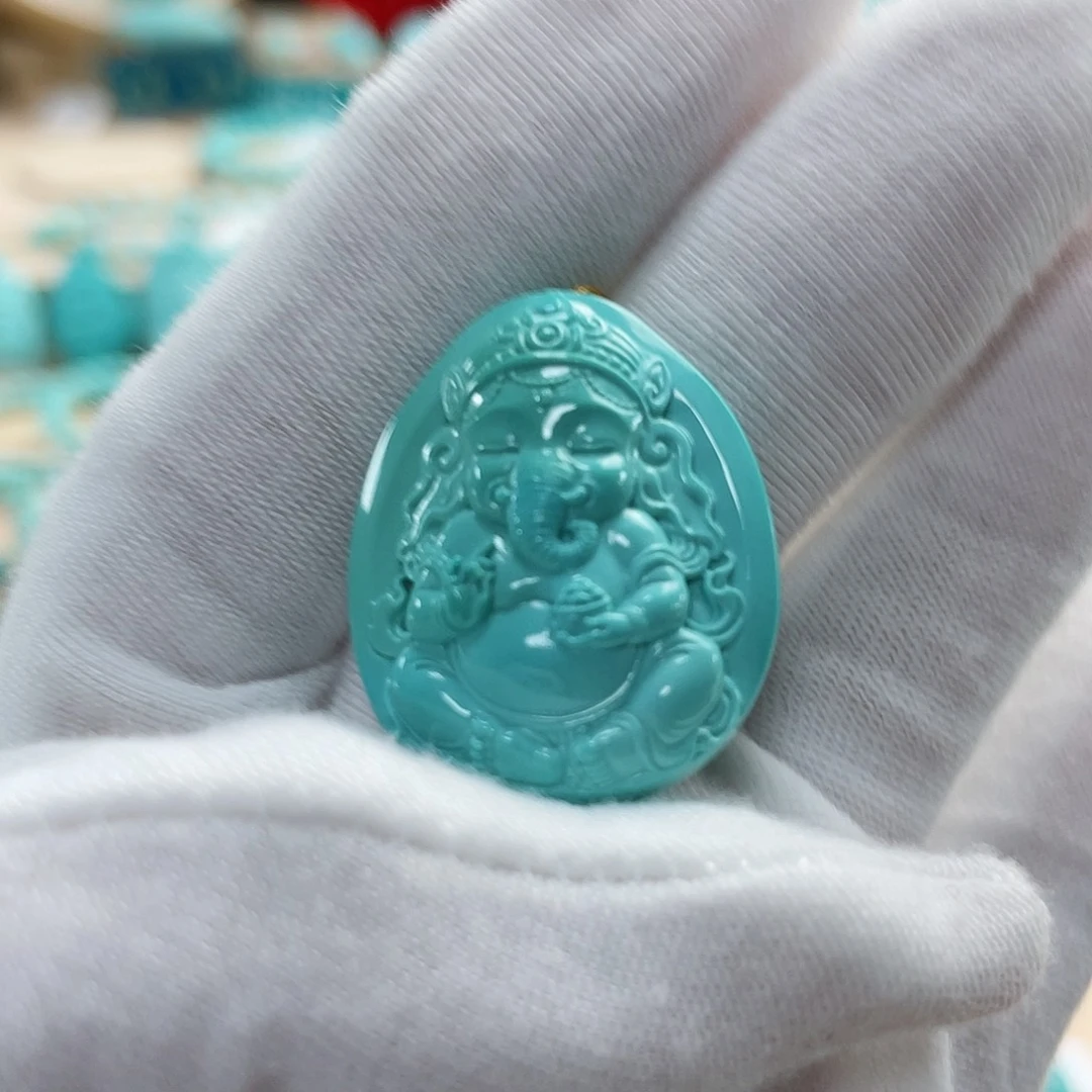 绿松石珠宝奇石未镶嵌