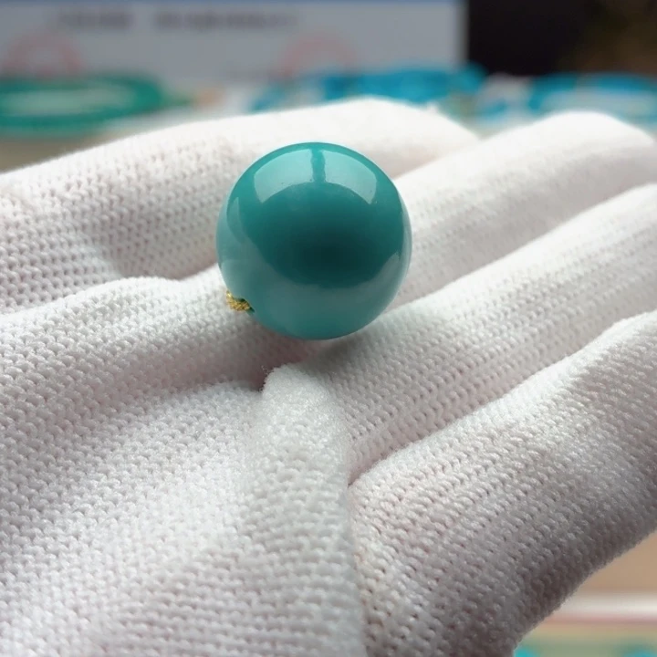 绿松石18K金镶嵌珠宝奇石