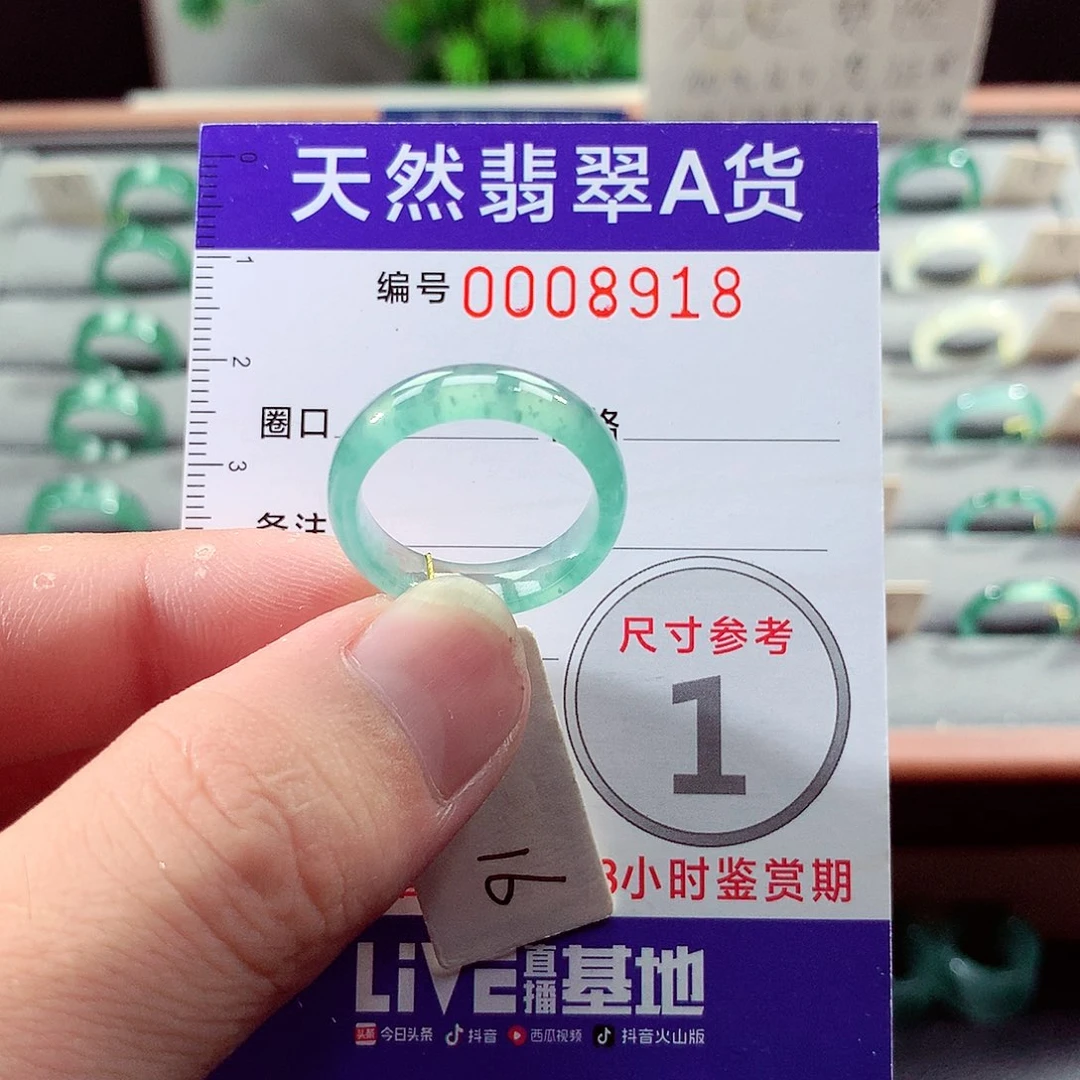 未镶嵌戒指翡翠16号