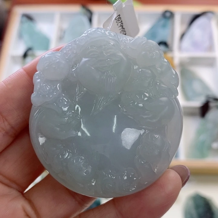 颈饰未镶嵌翡翠翡翠