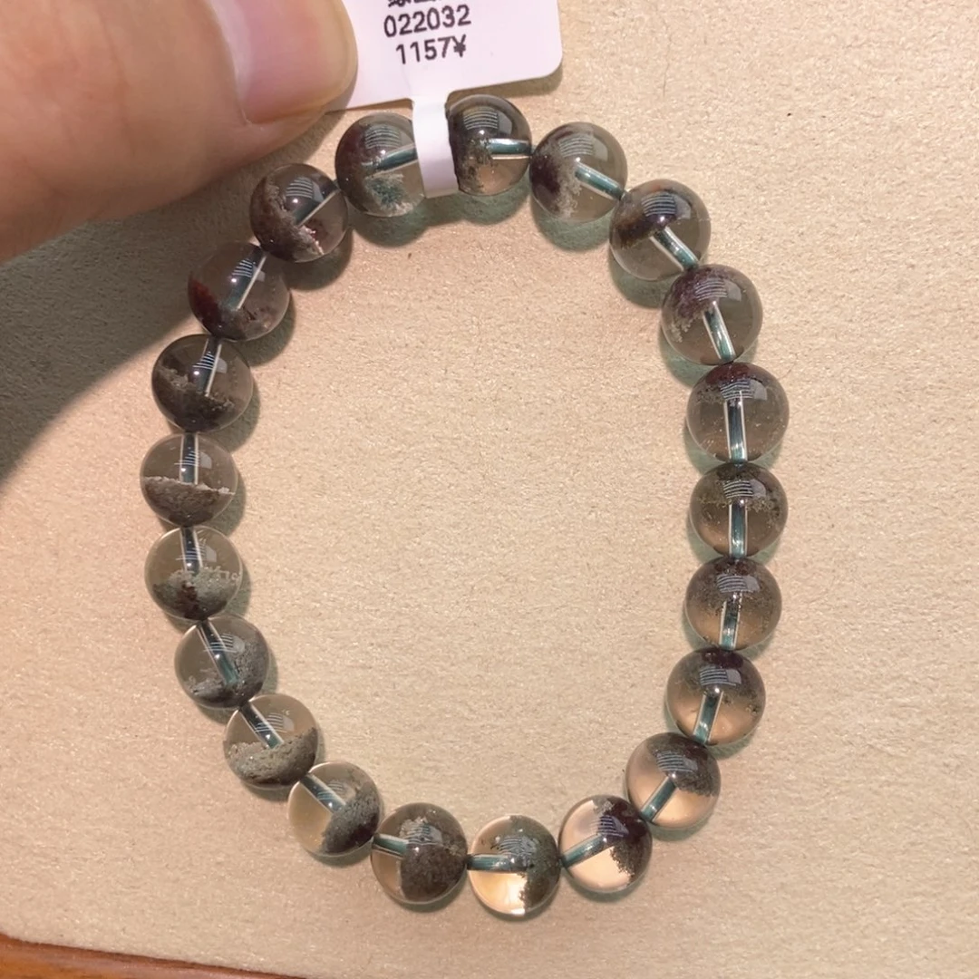 未镶嵌手链水晶绿幽灵聚宝盆