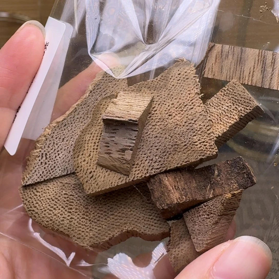 香榧木柬埔寨车珠碎料10克福利