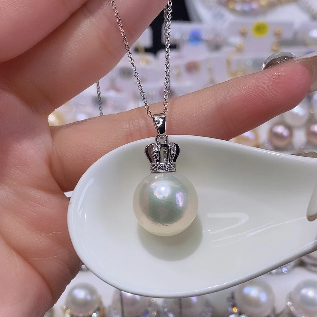 淡水珍珠合金颈饰