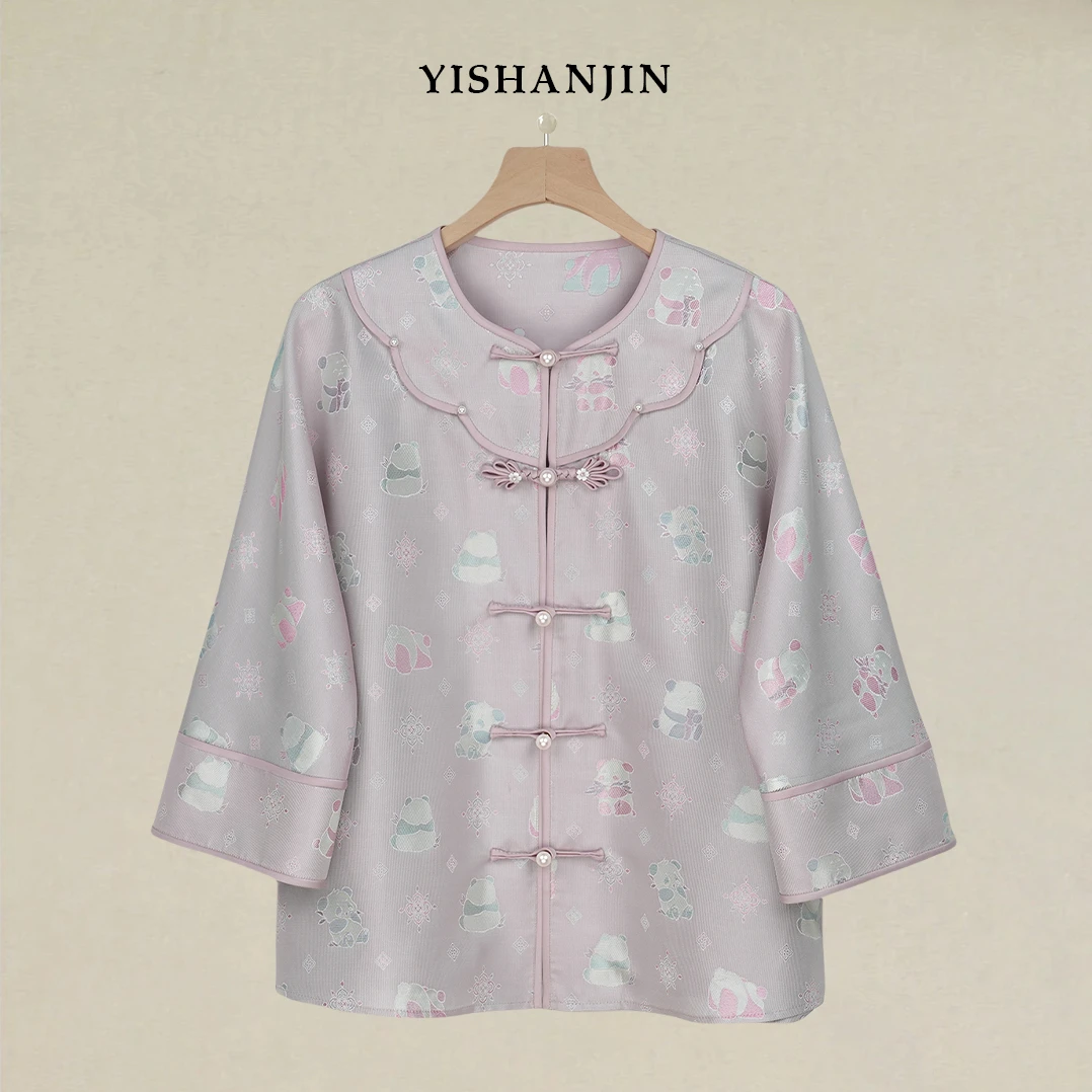 国风桑蚕丝上衣 YSS5042