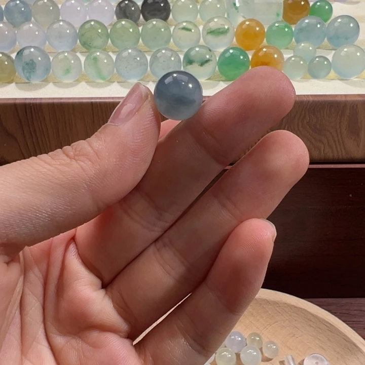 翡翠散珠天然缅甸翡翠A货10.9