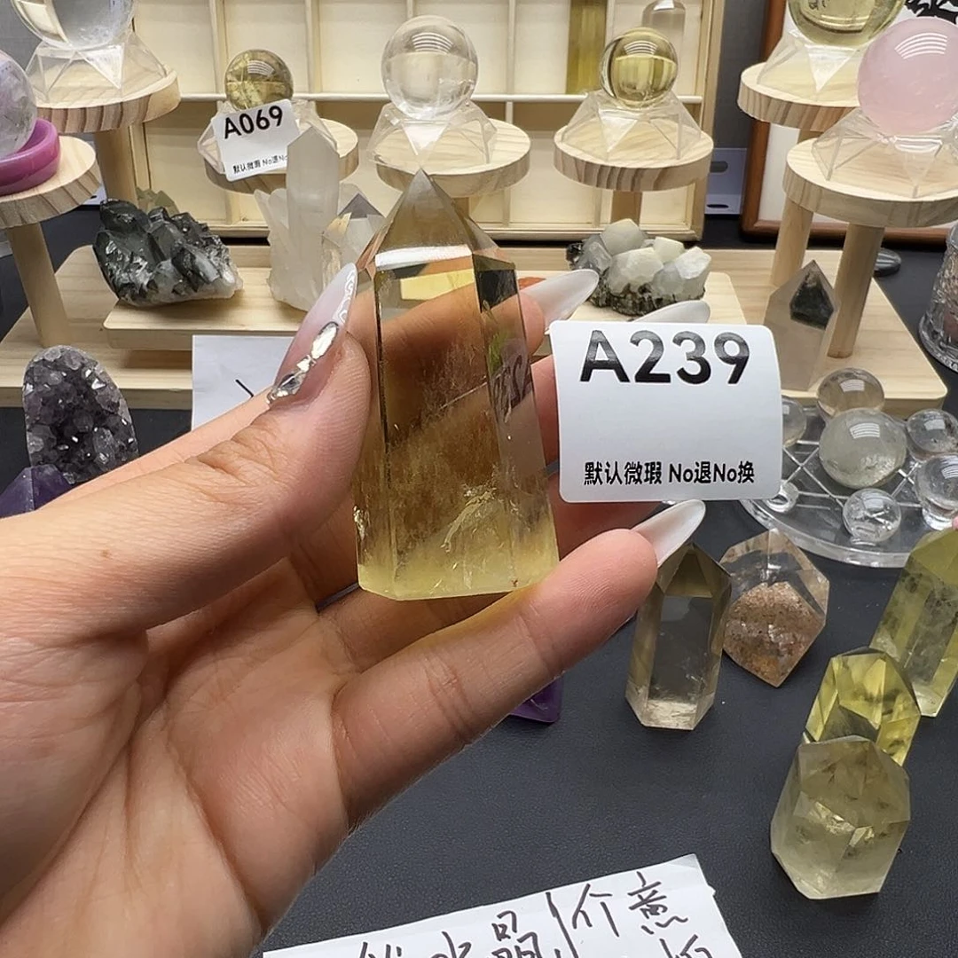 水晶天然水晶半成品未镶嵌微瑕