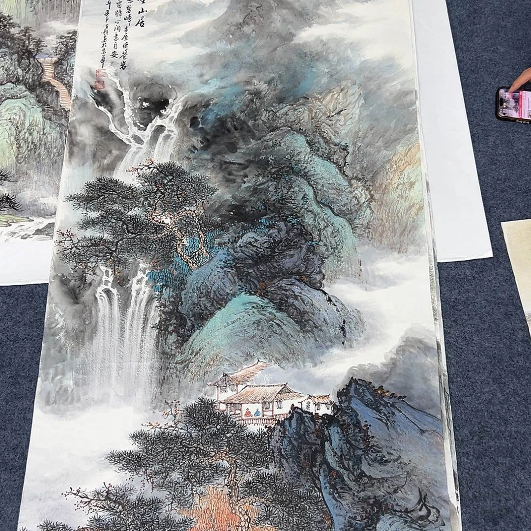 国画国画作品纯手绘作品