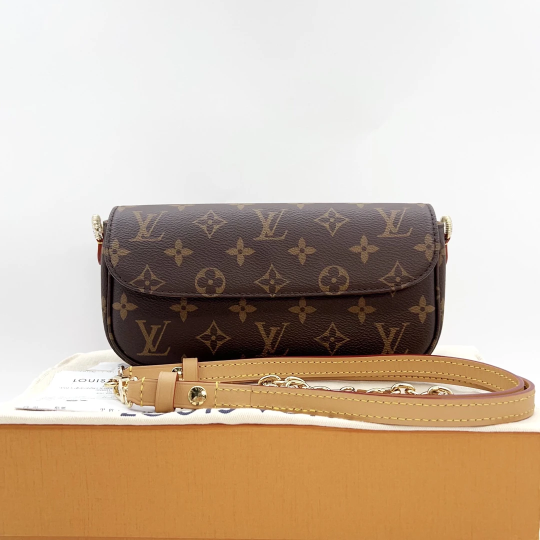 99新 LouisVuitton/路易威登 经典老花ivy包包 芯片款 0406