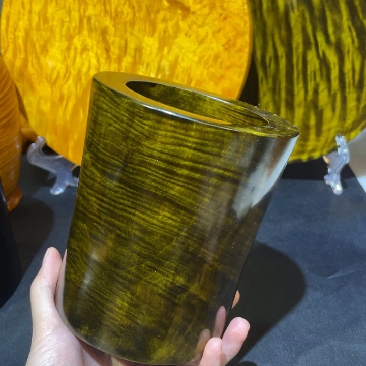 金丝楠笔筒15655555666555666