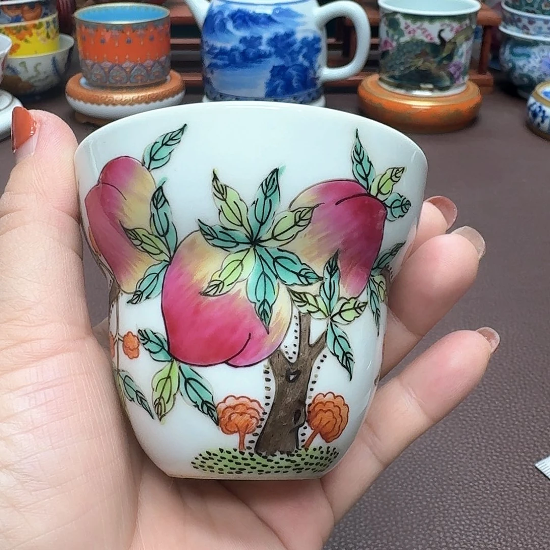 瓷片景德镇仿古手工制作精品展示