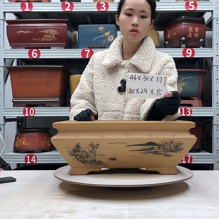 紫砂花盆紫砂花盆
