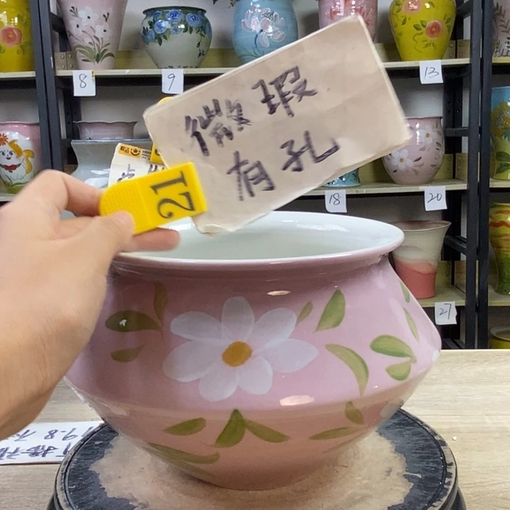 景德镇高温陶瓷花盆