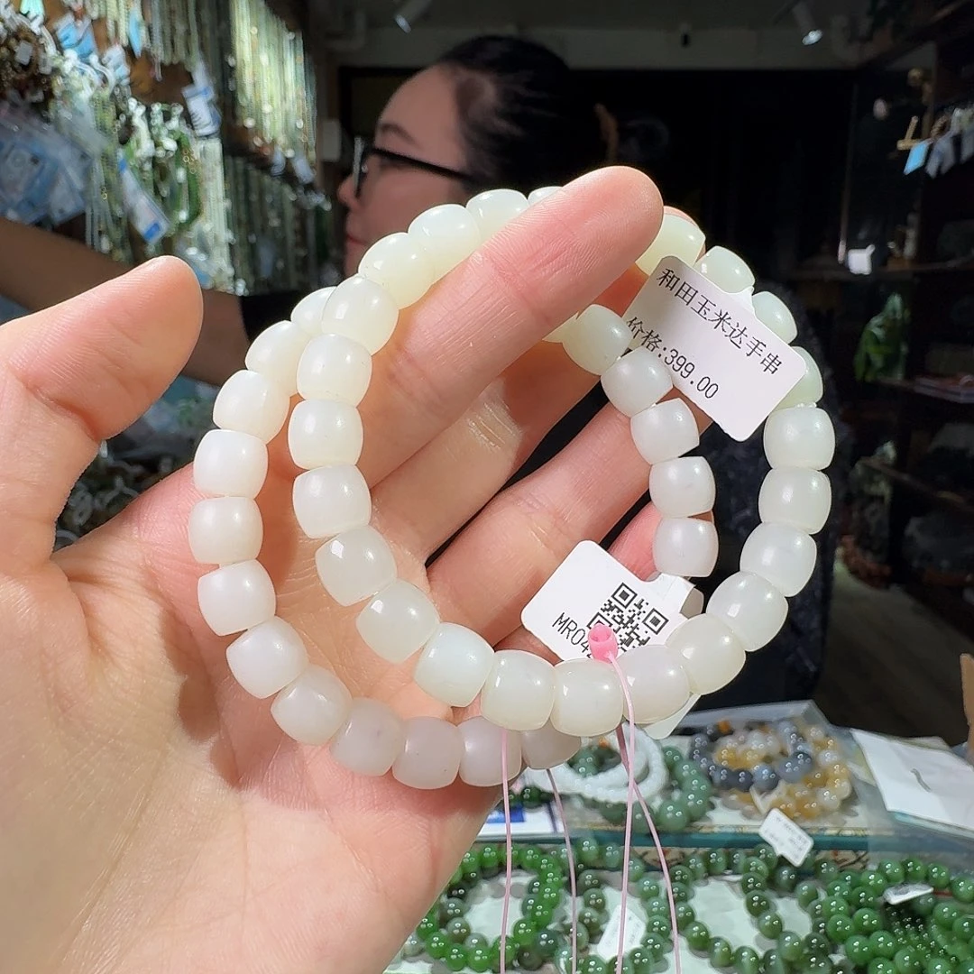 和田玉未镶嵌手链拍一发一多样性发货