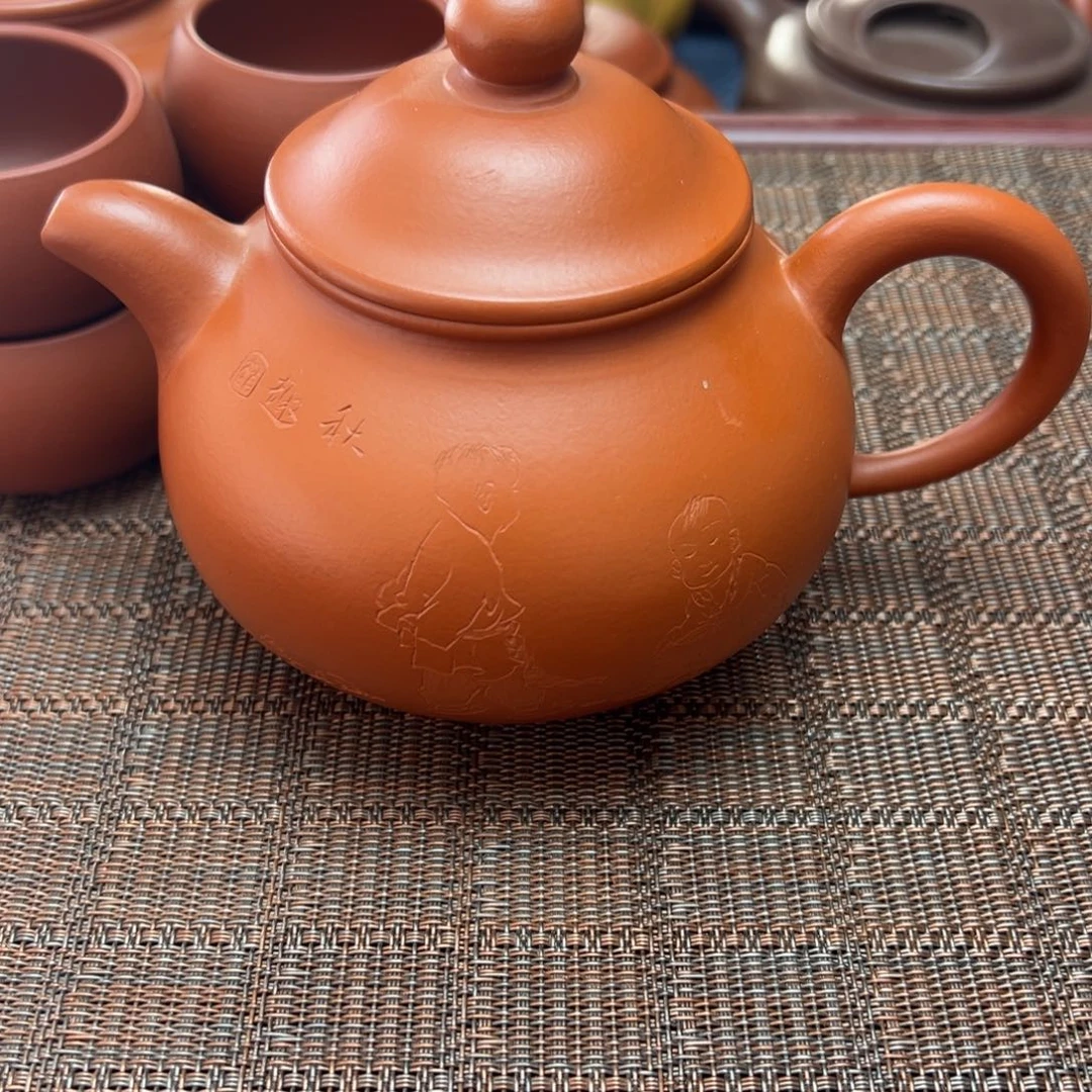 紫砂茶壶宜兴原矿紫砂壶400毫升容量