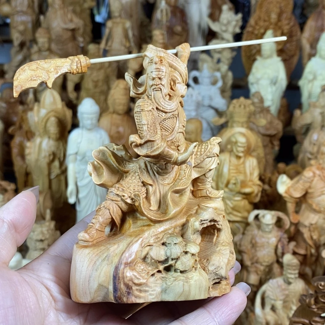 木崖柏高13威武关公微瑕