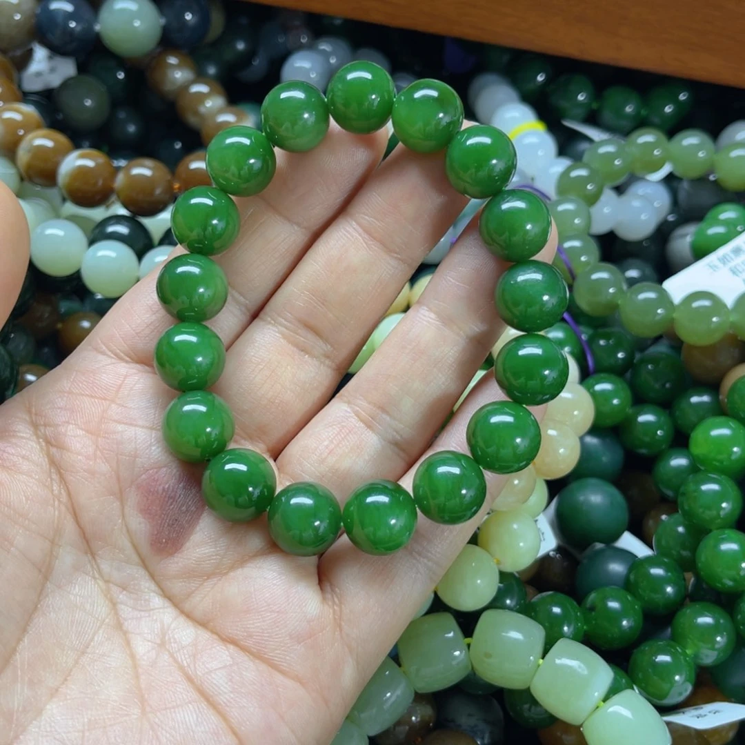 未镶嵌手链和田玉青*案