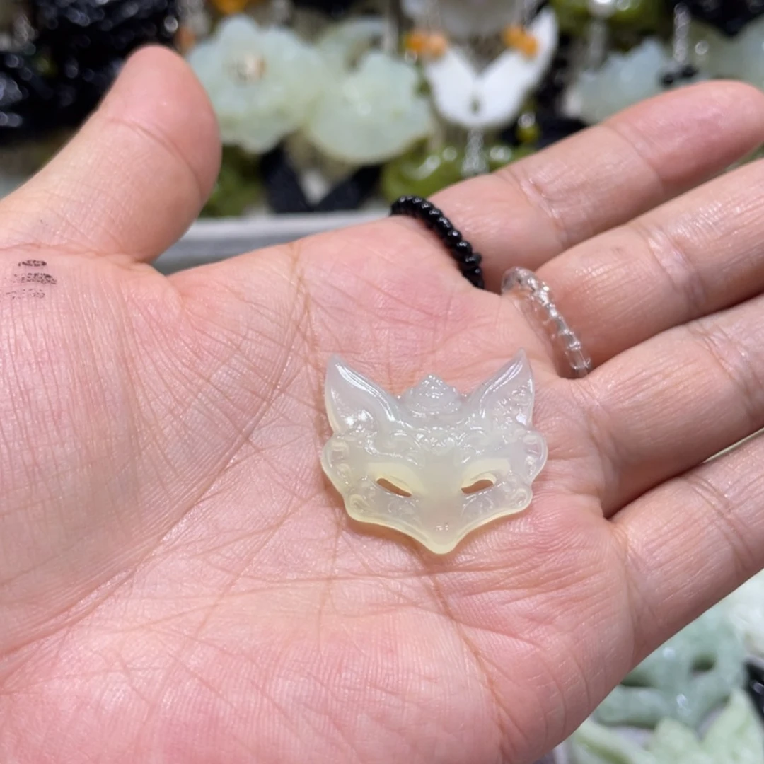 【闪购商品】岫玉颈饰未镶嵌鹤****）44吊坠