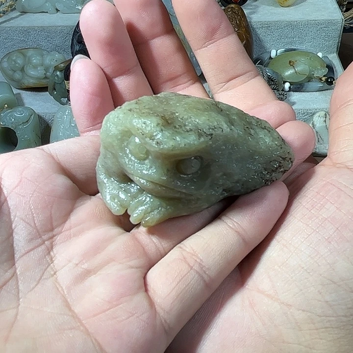 5***哥和田玉未镶嵌把件