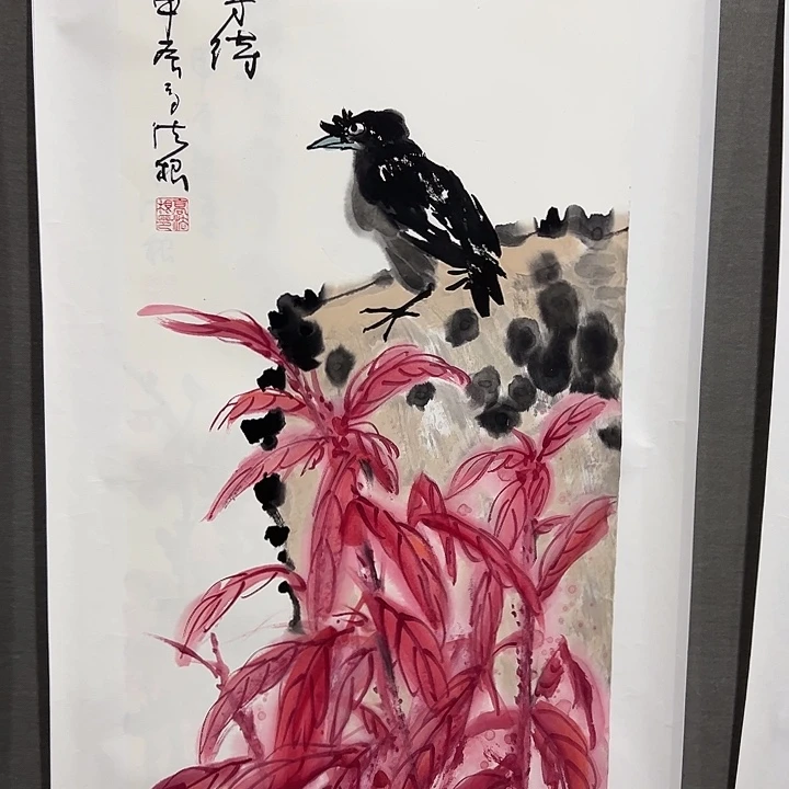 国画高法根老师花鸟画作品
