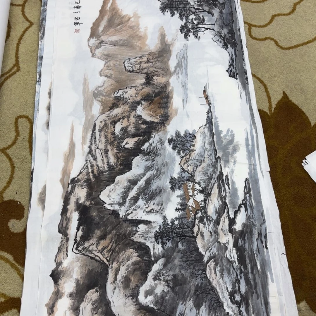 国画丛丕军小六尺童